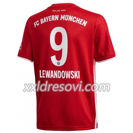 FC Bayern München Robert Lewandowski 9 Domaći Nogometni Dres 2020-2021